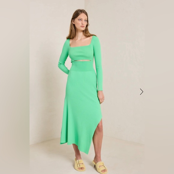 A.L.C Clara Rib Knit Dress - Picture 4 of 6